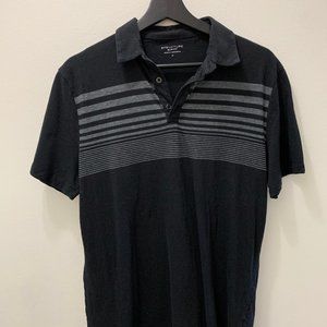 Black Striped Polo